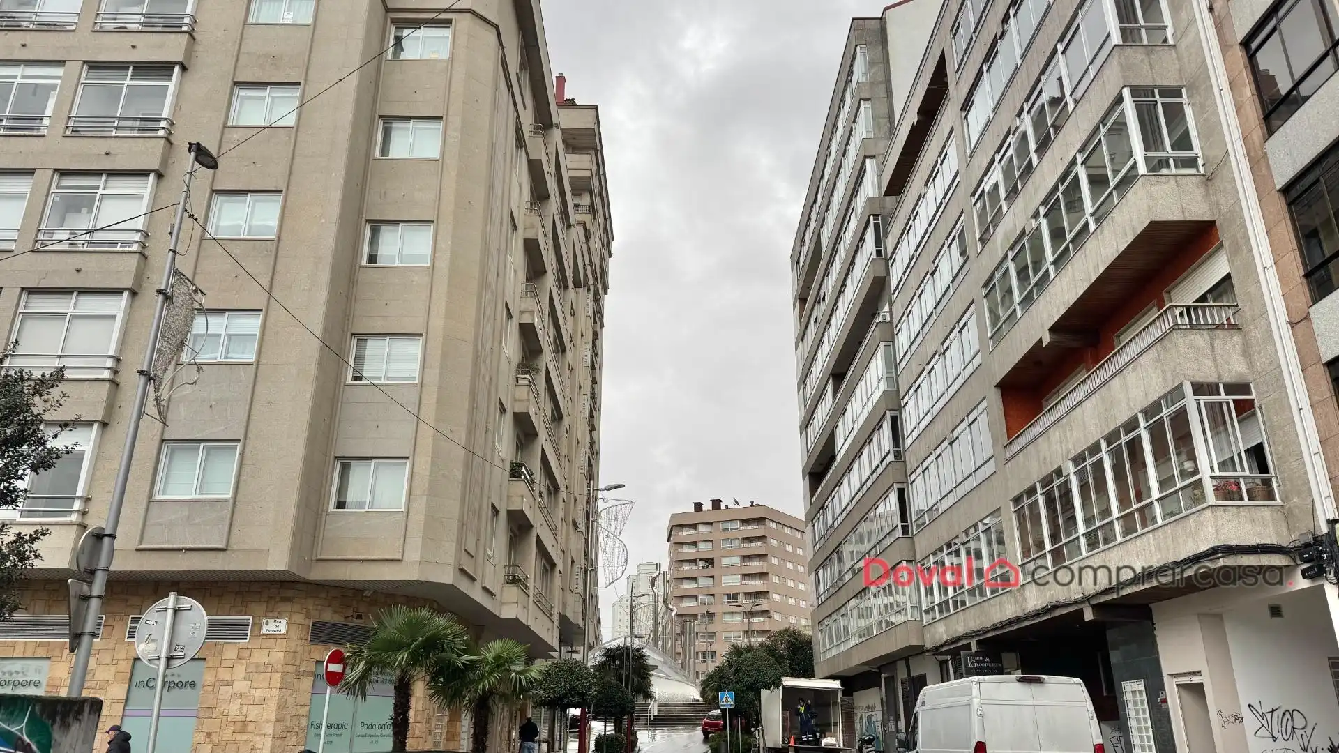 Vista exterior de Piso en venta en Vigo  con Calefacción, Terraza y Balcón