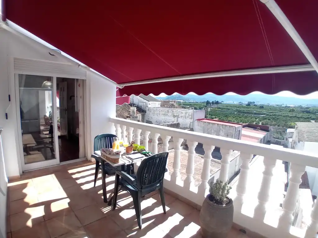 Terraza de Dúplex en venta en El Real de Gandia