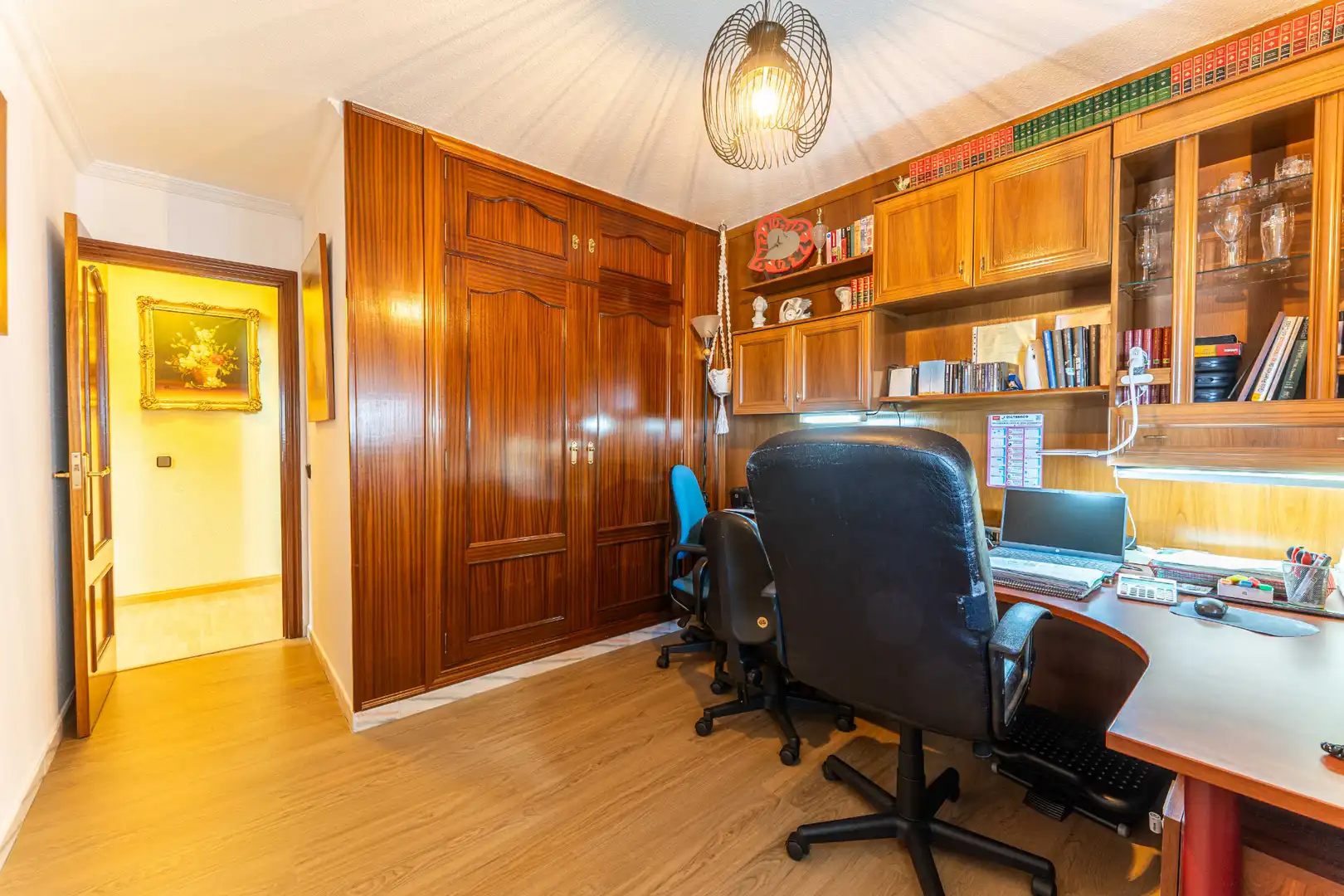Bedroom of Flat for sale in Madrid  with Heating, Terrace and Furnished