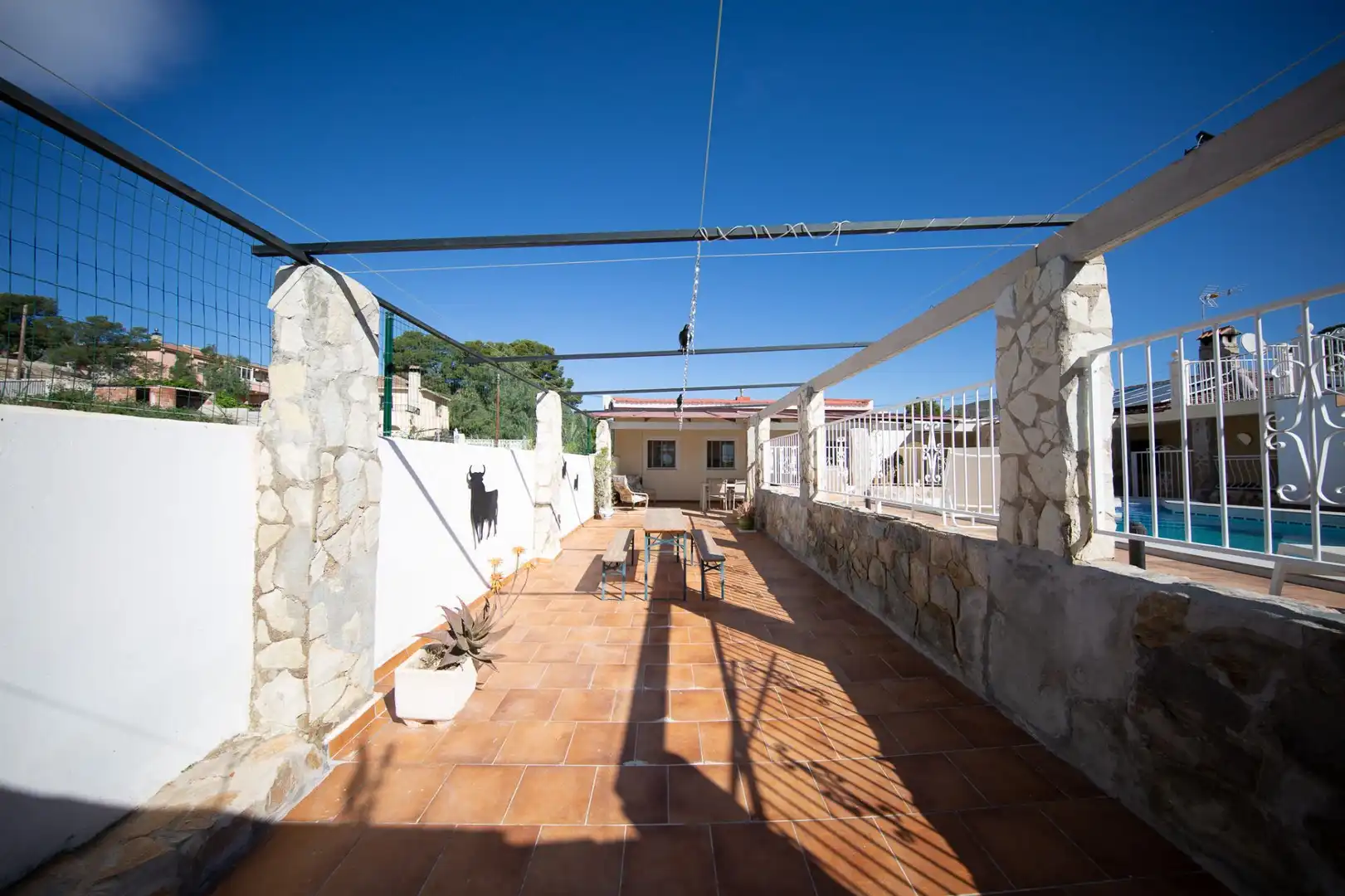 Terrassa de Casa o xalet en venda en Mutxamel amb Aire condicionat, Calefacció i Jardí privat
