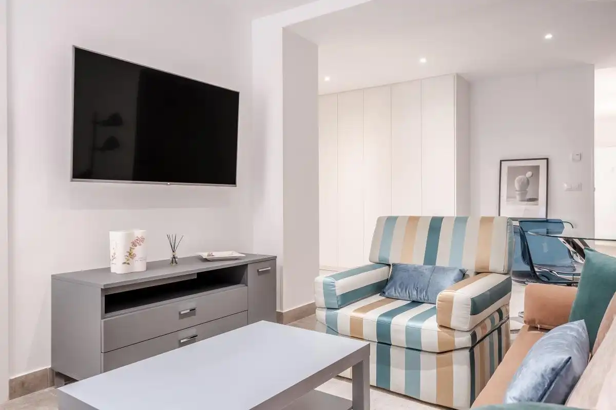 Wohnzimmer von Wohnung zur Miete in Puerto Deportivo