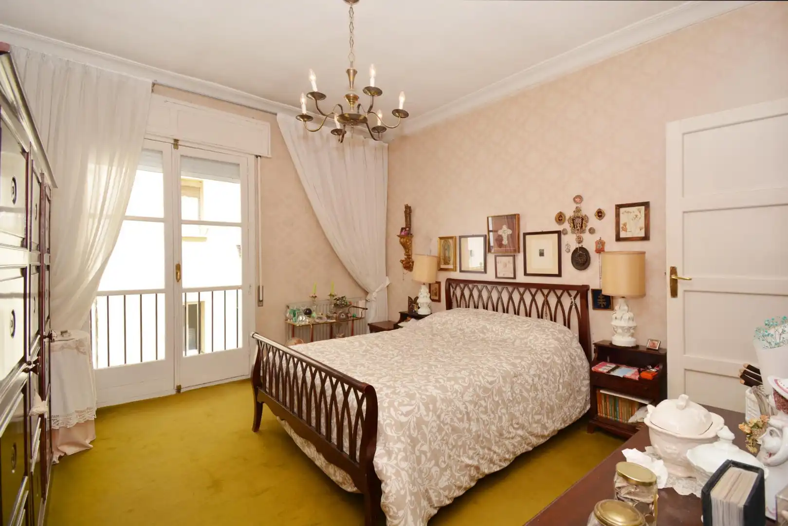 Schlafzimmer von Wohnung zum Verkauf in Madrid mit Heizung und Balkon