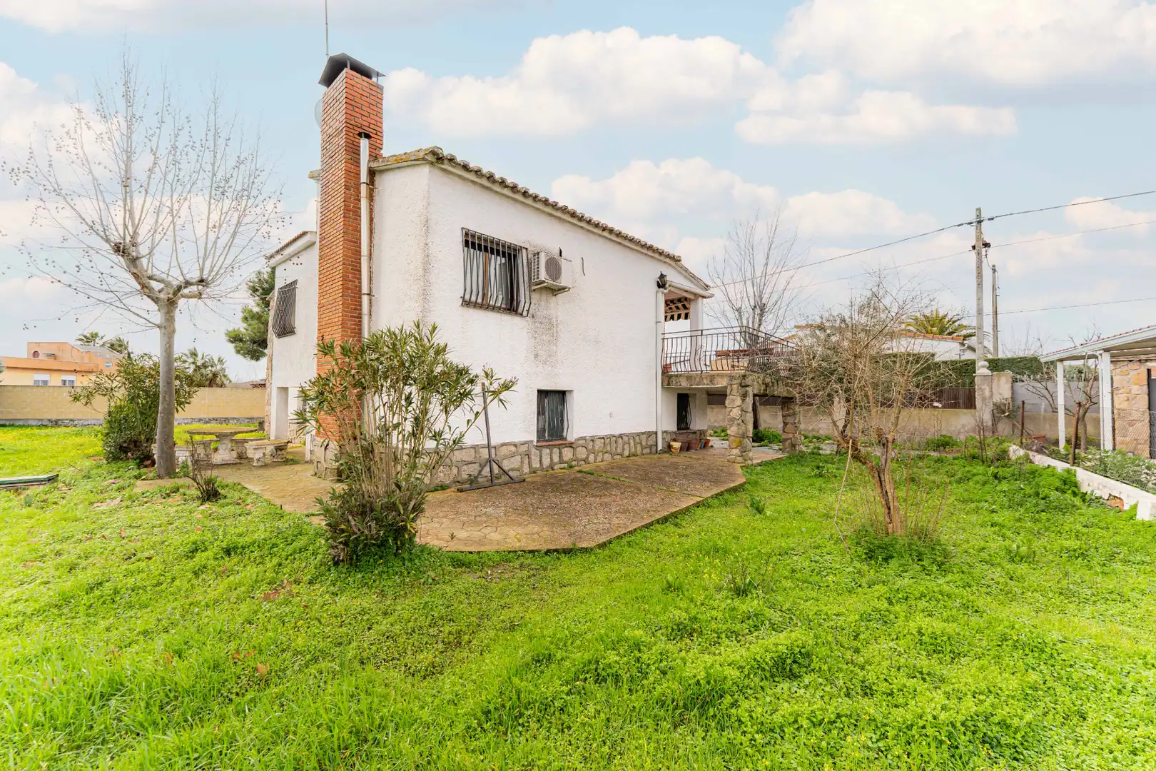 Vista exterior de Casa o chalet en venta en El Álamo con Aire acondicionado, Jardín privado y Terraza