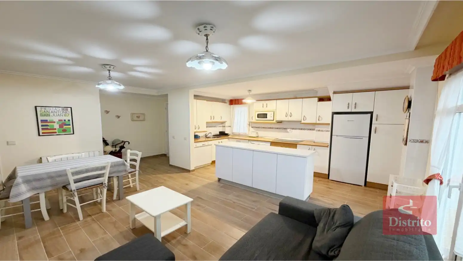 Küche von Wohnung zur Miete in Ribamontán al Mar mit Heizung, Abstellraum und Möbliert