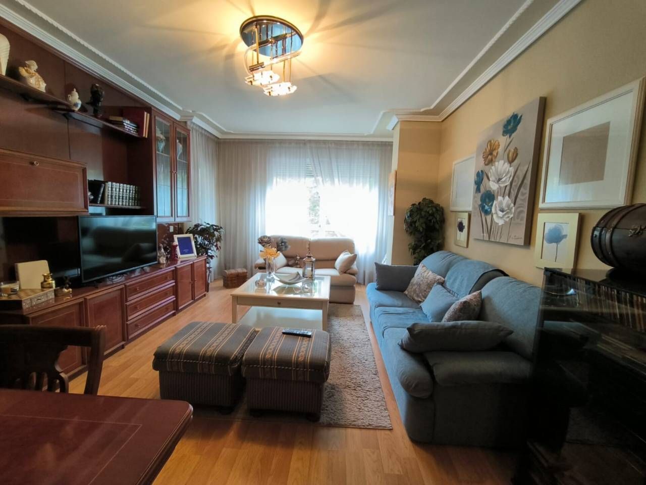 Living room of Flat for sale in  Albacete Capital  with Heating, Storage room and Balcony