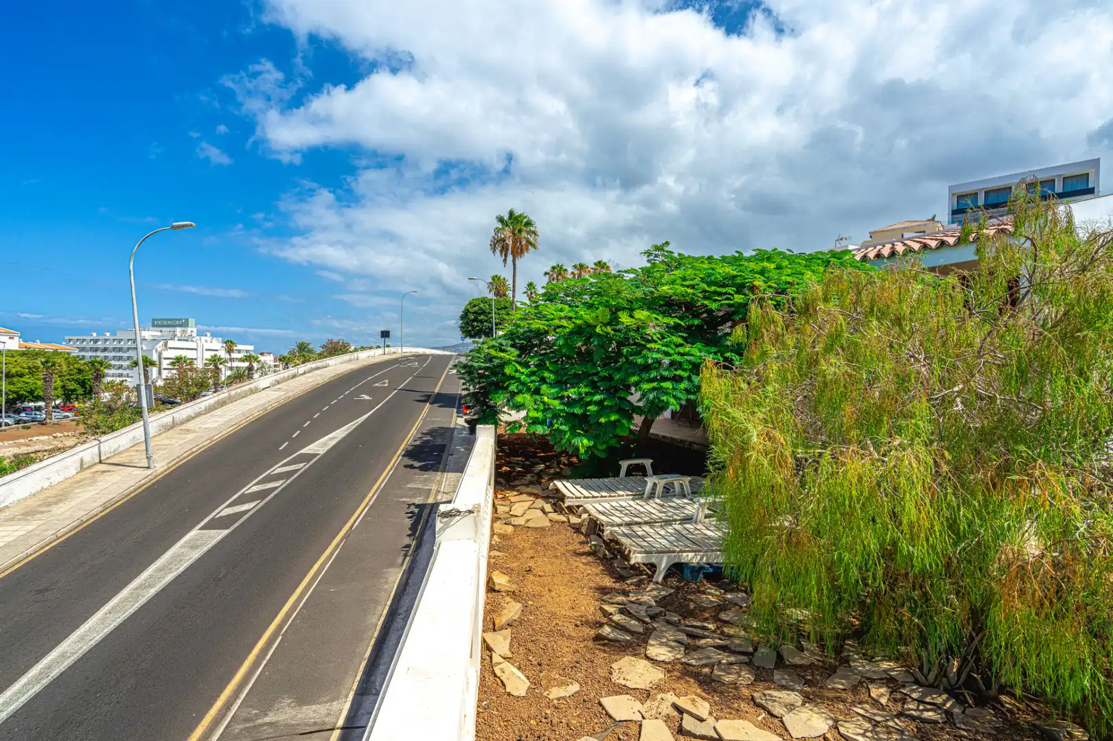 Vista exterior de Casa o chalet en venta en Adeje con Jardín privado y Terraza