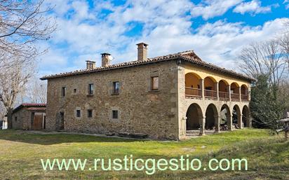 Exterior view of Country house for sale in La Vall d'en Bas  with Terrace, Swimming Pool and Balcony