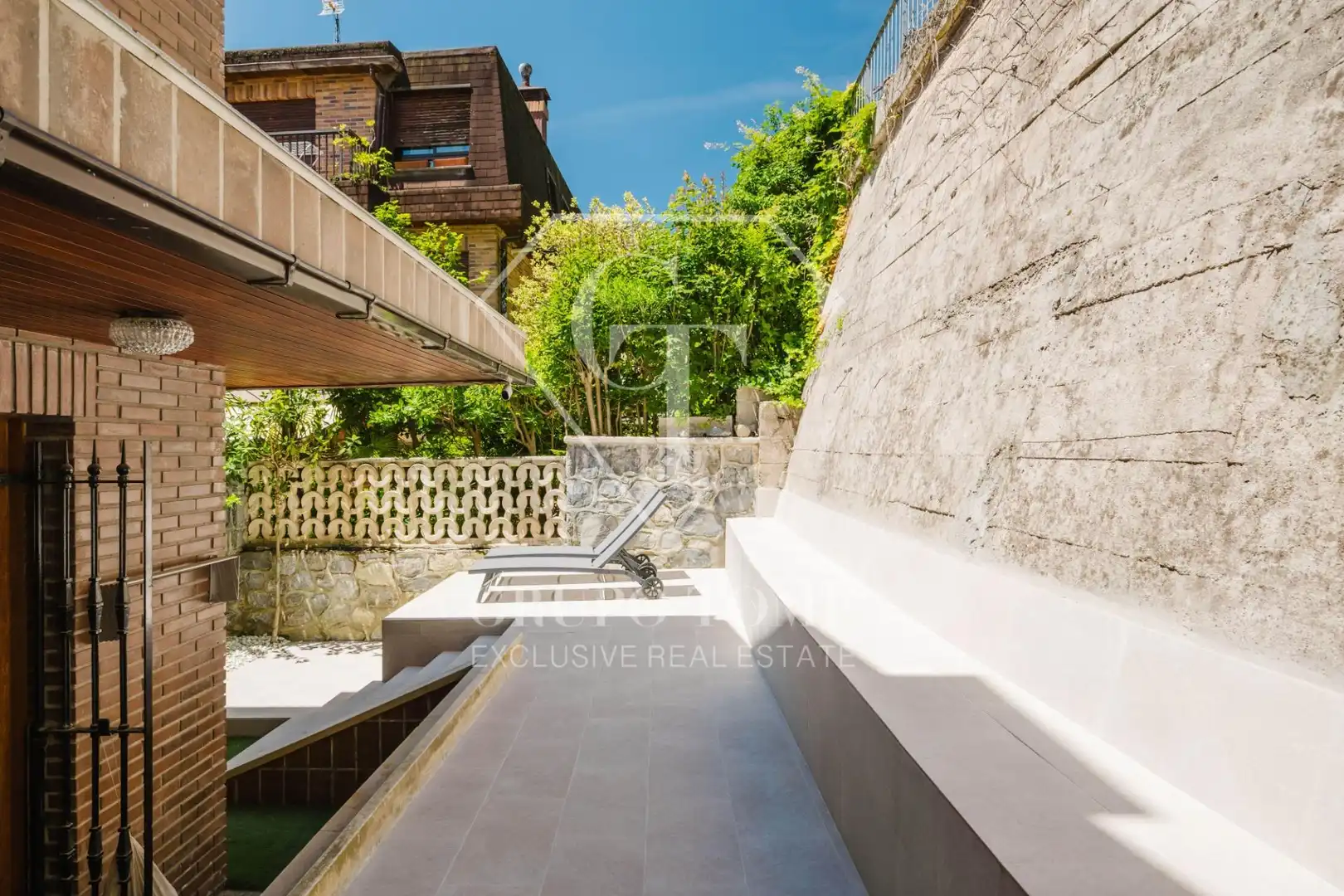 Terraza de Casa adosada en venta en Donostia - San Sebastián  con Calefacción, Jardín privado y Terraza