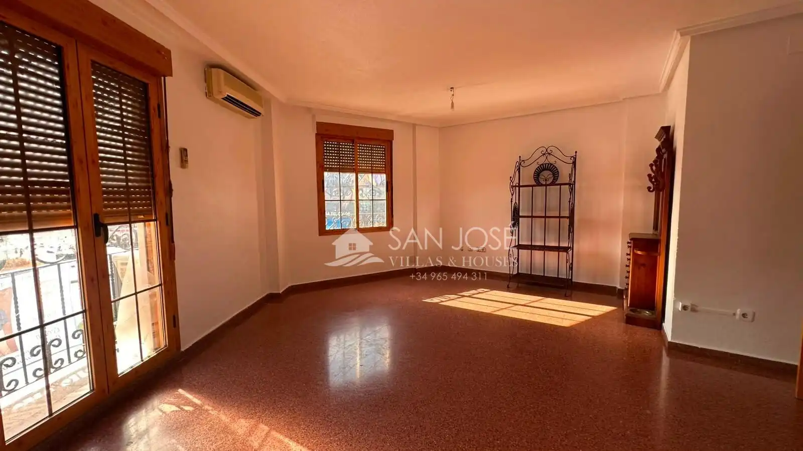 Sala d'estar de Casa o xalet en venda en Aspe amb Aire condicionat i Balcó