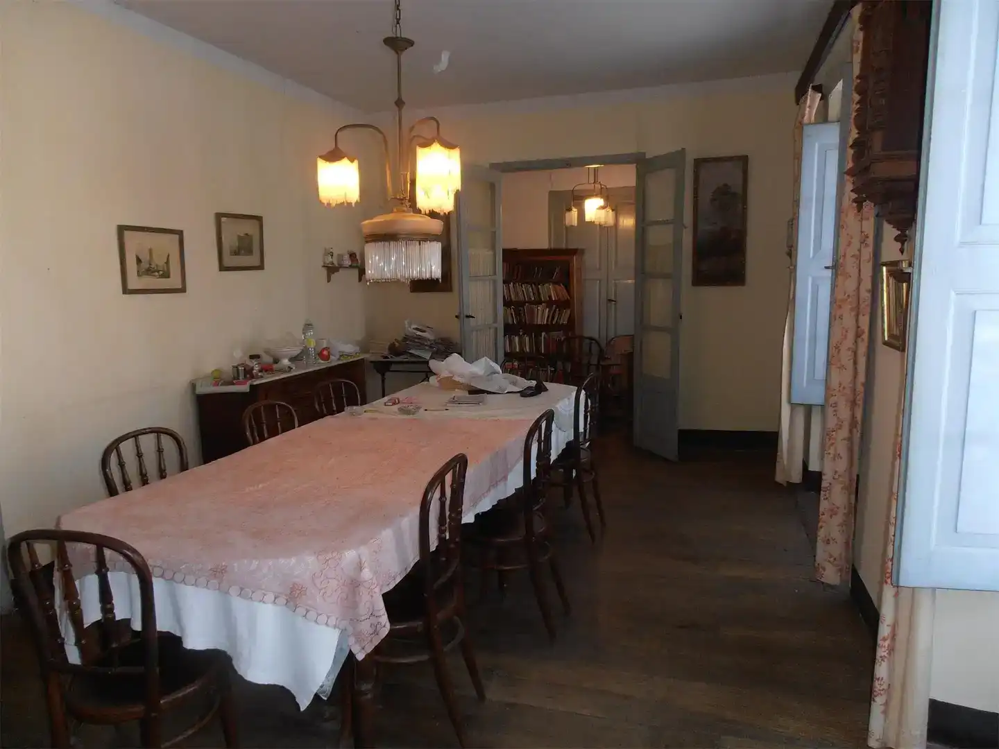 Esszimmer von Country house zum Verkauf in A Rúa  mit Balkon