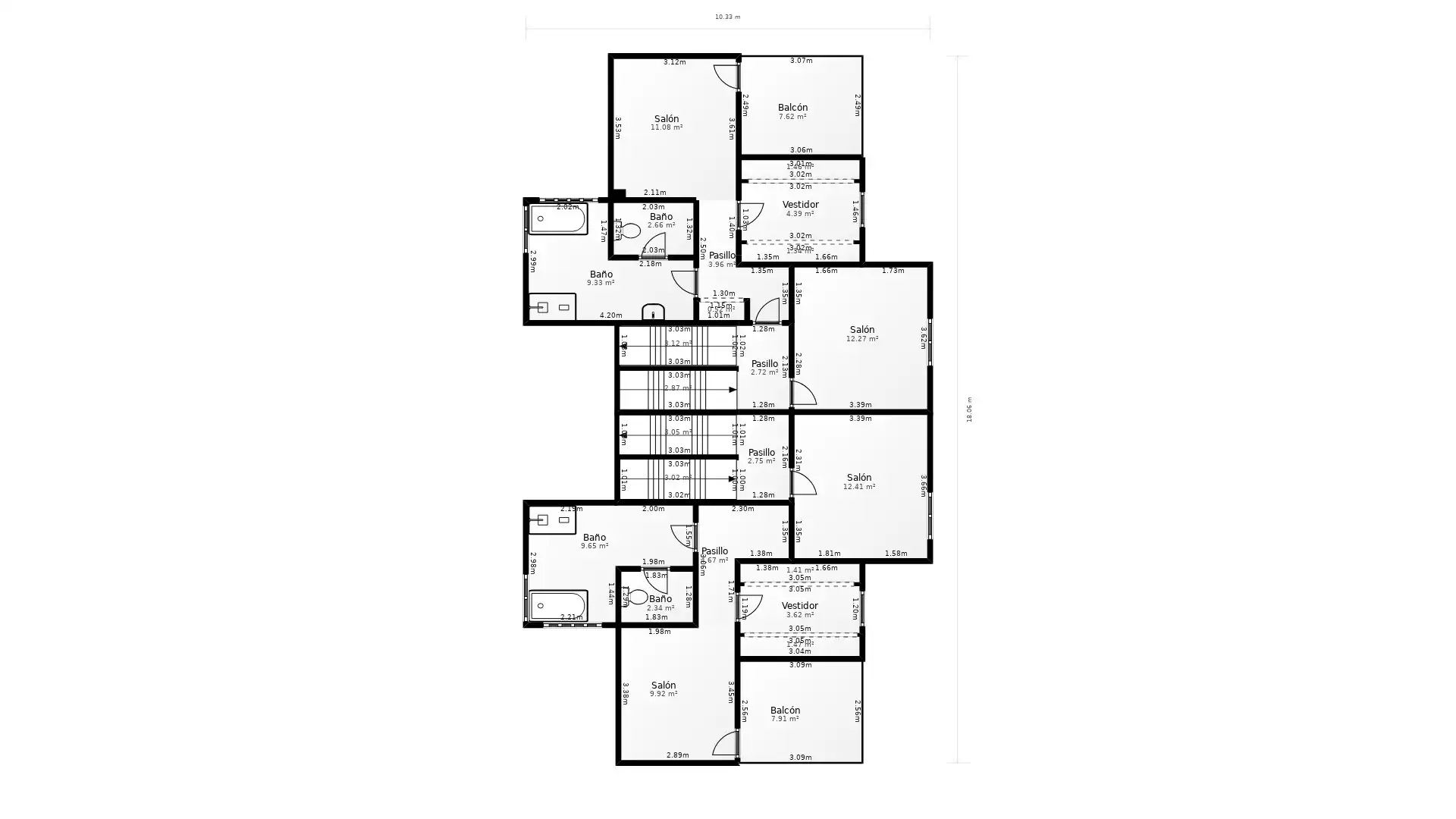 Casa con terrazza in vendita a Urbanización Santa Rosa, imagen 68