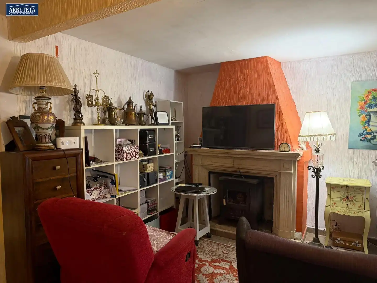 Wohnzimmer von Einfamilien-Reihenhaus zum Verkauf in Centenera mit Heizung, Privatgarten und Schwimmbad