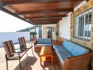 Terrassa de Finca rústica de lloguer en Almuñécar amb Aire condicionat, Jardí privat i Terrassa