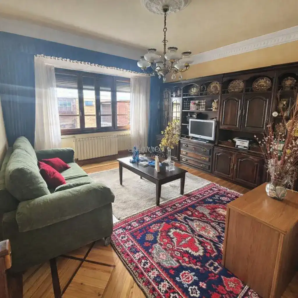Sala de estar de Piso en venta en Amorebieta-Etxano con Calefacción, Jardín privado y Terraza