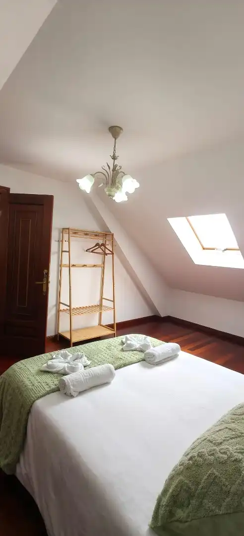 Bedroom of Detached homes for rent in Cedeira  with Heating, Private garden and Parquet flooring
