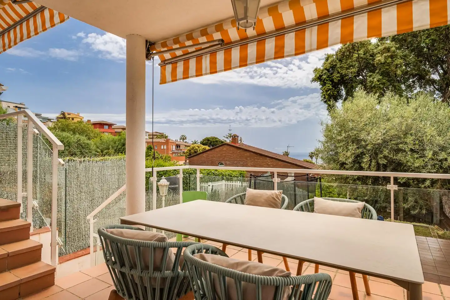 Terrassa de Casa o xalet en venda en Teià amb Calefacció, Jardí privat i Terrassa