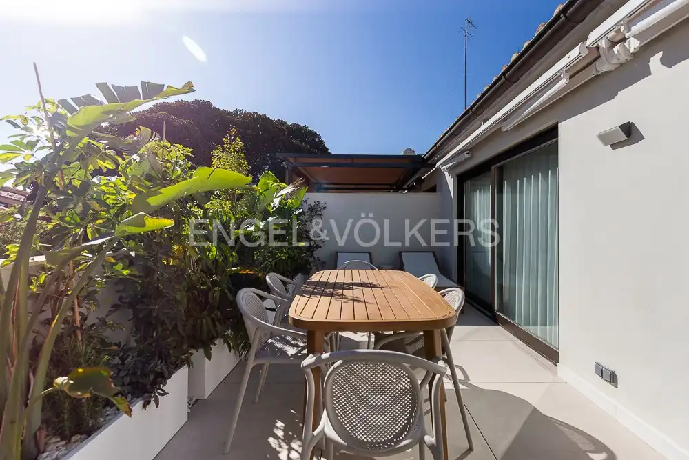 Terraza de Ático de alquiler en Valencia con Aire acondicionado, Calefacción y Terraza