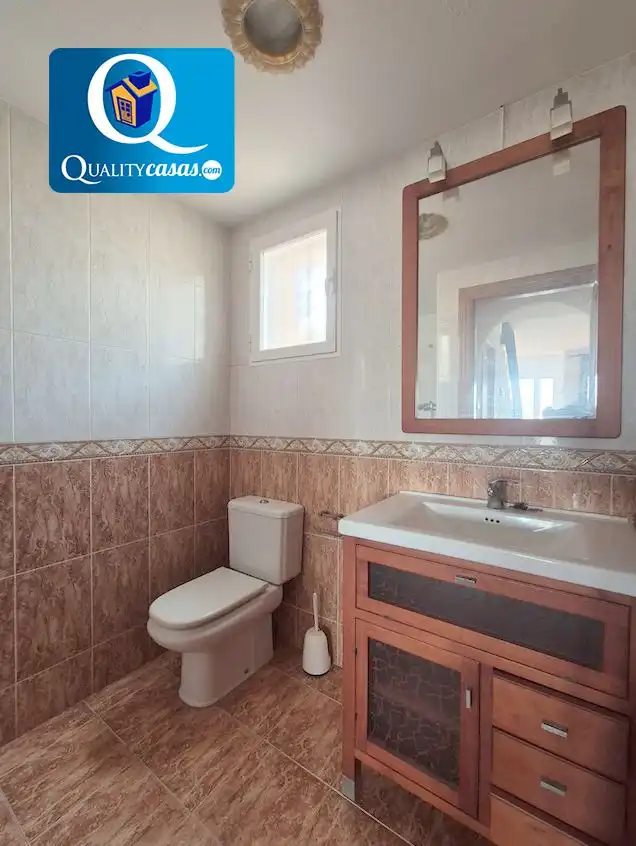 Bathroom of Houses for sale in Mutxamel  with Air Conditioner, Terrace and Storage room