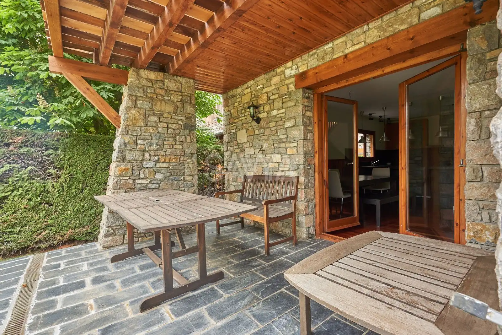 Terrassa de Casa o xalet en venda en Prats i Sansor amb Calefacció, Jardí privat i Terrassa