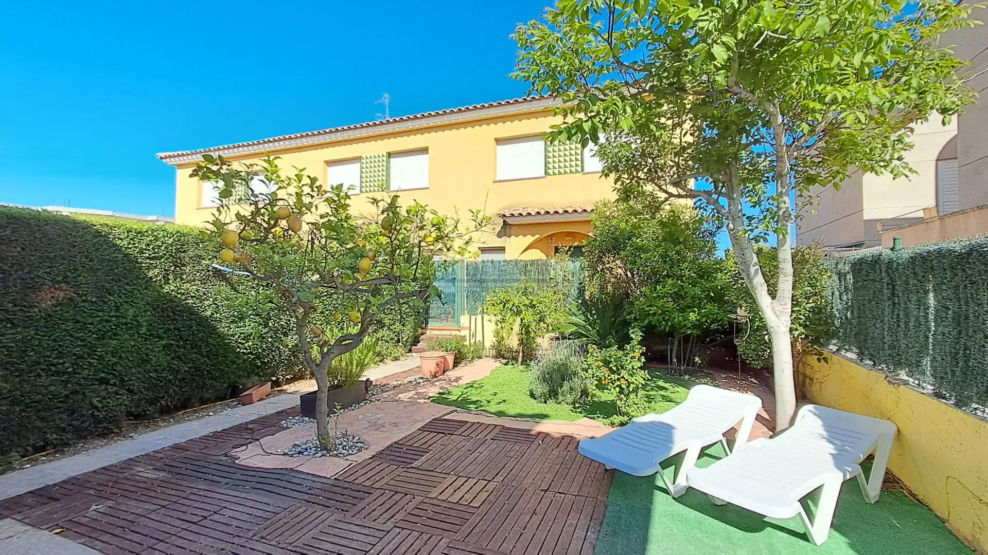 Garden of Detached homes for sale in Mont-roig del Camp  with Air Conditioner, Furnished and Balcony