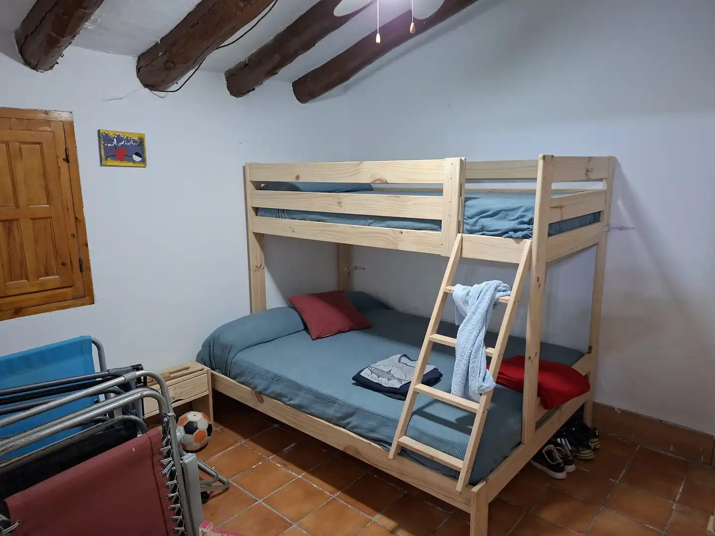 Bedroom of Country homes for sale in Caspe  with Private garden, Swimming Pool and Furnished