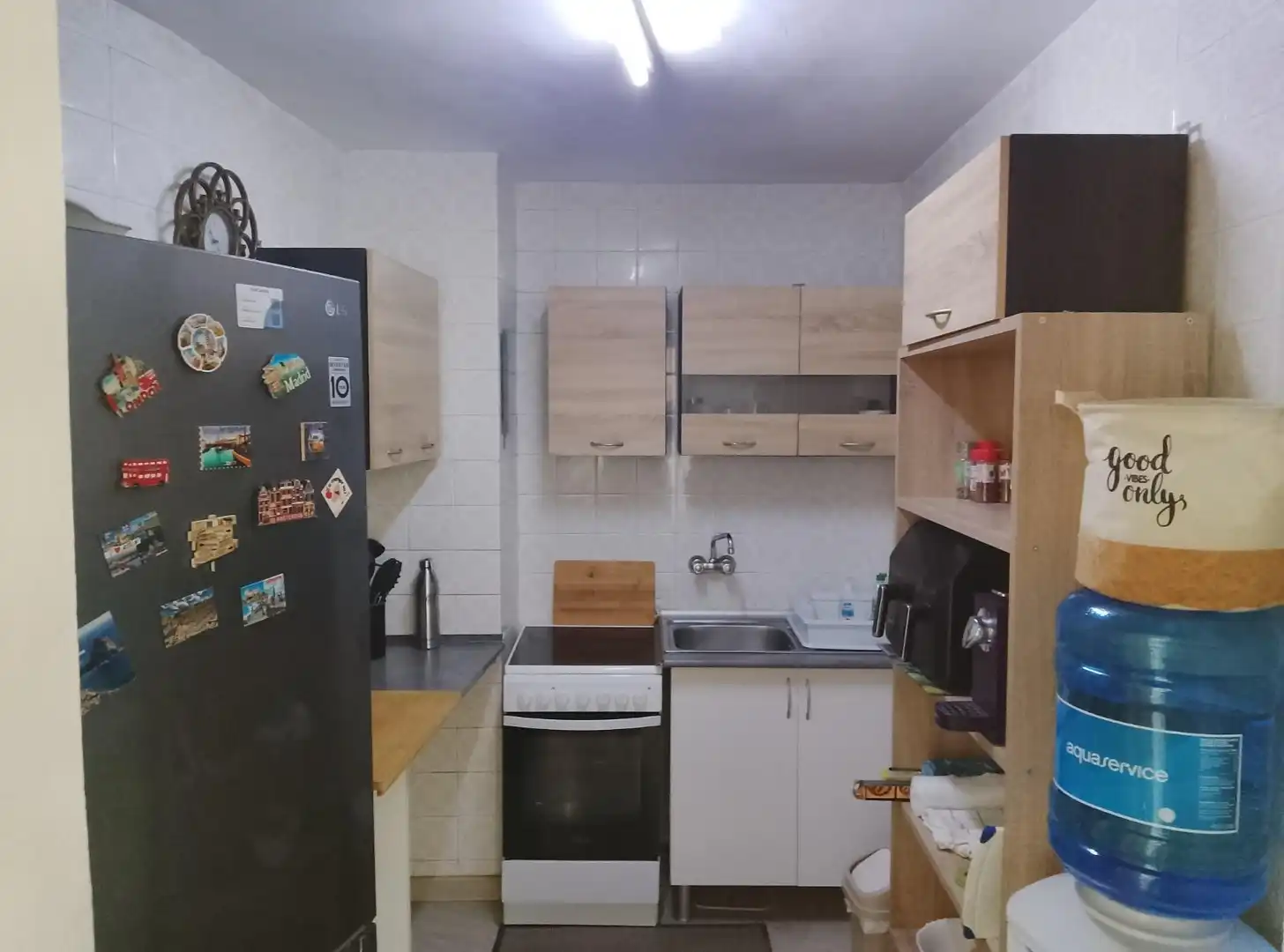 Cocina de Apartamento en venta en Calpe / Calp con Calefacción, Terraza y Amueblado