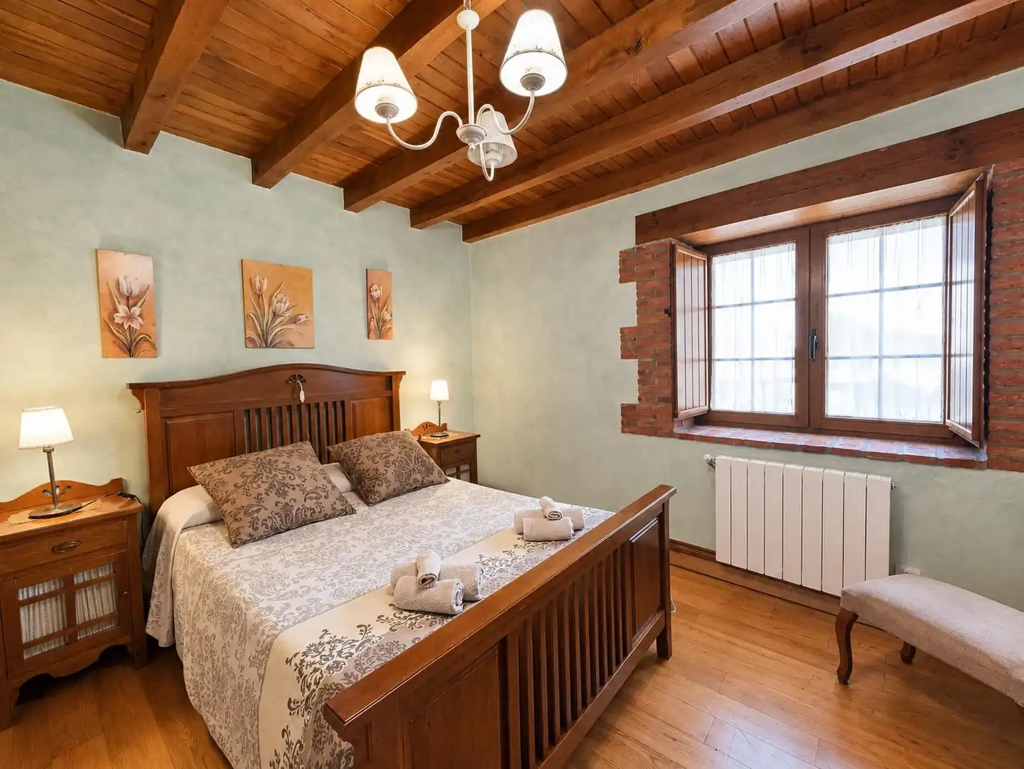 Habitación de Casa o chalet en venta en Cieza (Cantabria) con Calefacción, Jardín privado y Balcón