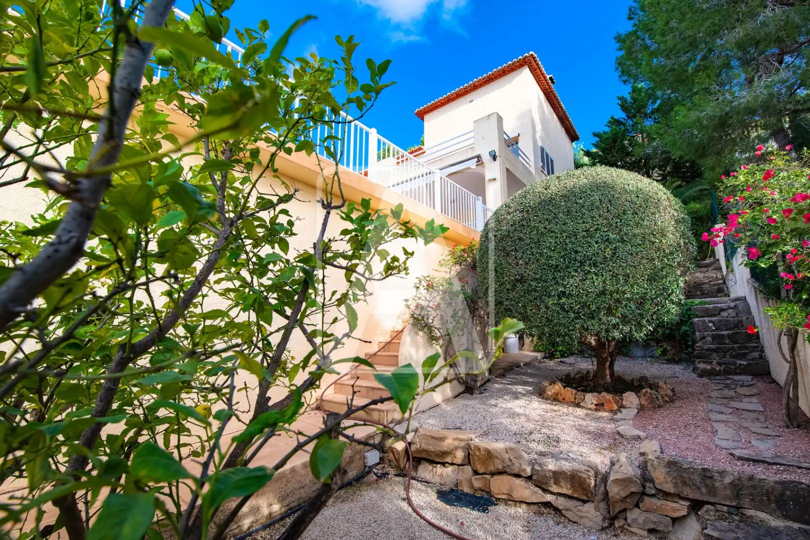 Exterior view of Houses for sale in Calpe / Calp  with Air Conditioner, Heating and Private garden