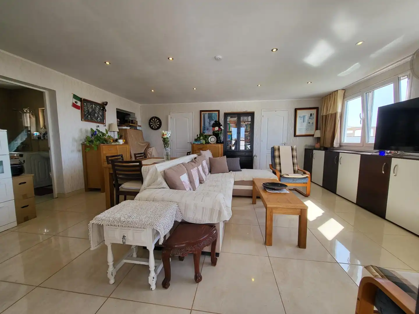 Sala d'estar de Casa o xalet en venda en Arona amb Aire condicionat, Jardí privat i Terrassa