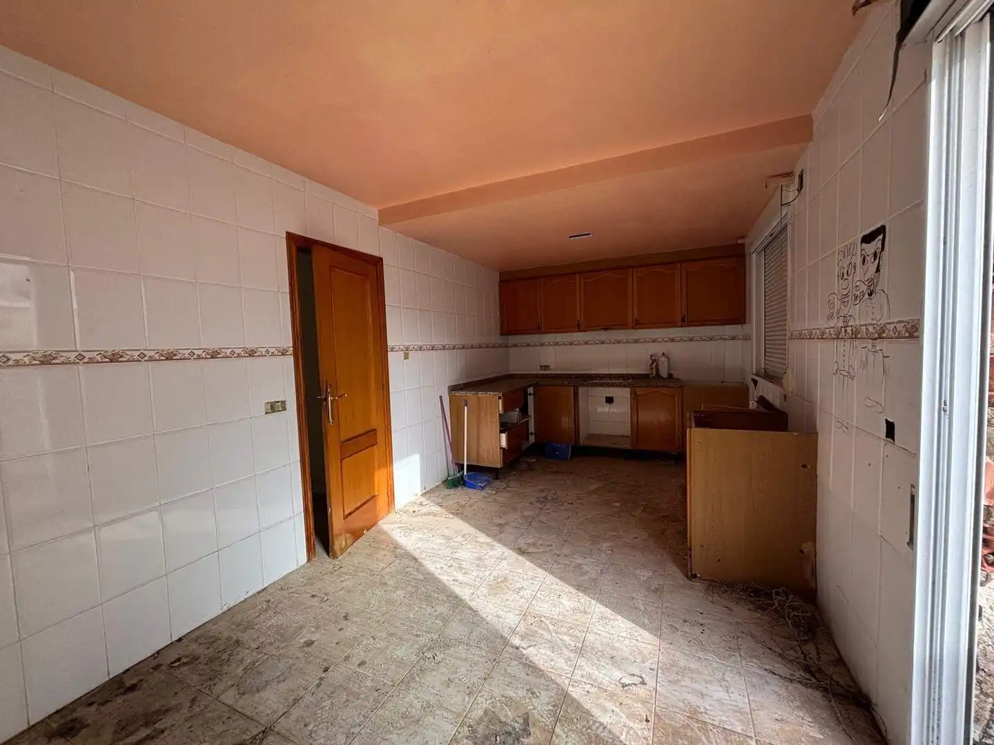 Cocina de Casa adosada en venta en Gandia con Terraza