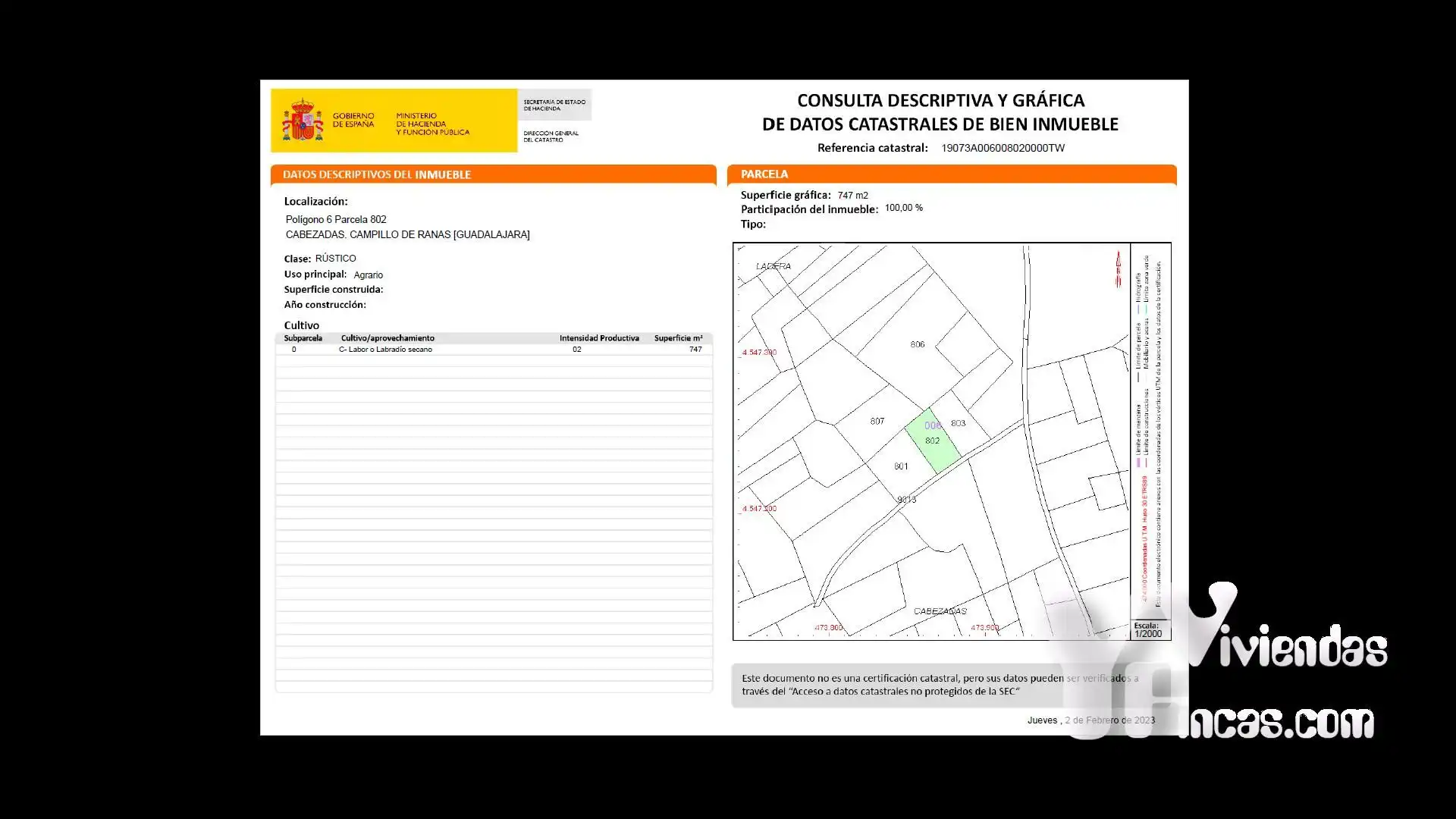 Terreno rústico en venta en Campillo de Ranas, imagen 18
