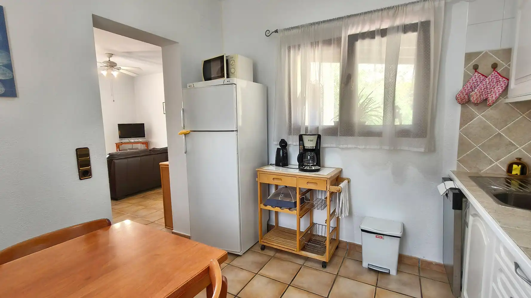 Cuina de Finca rústica en venda en Finestrat amb Aire condicionat, Calefacció i Jardí privat