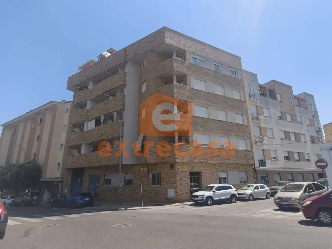 Vista exterior de Apartamento de alquiler en Badajoz con Aire acondicionado, Amueblado y Balcón