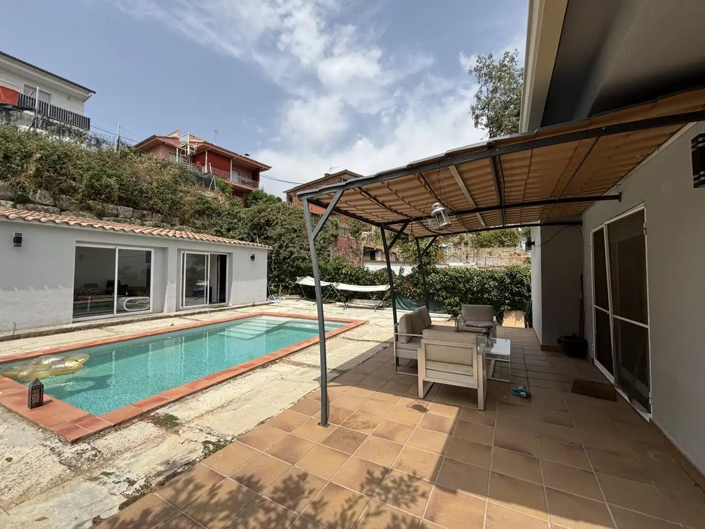 Terrassa de Casa o xalet en venda en Bigues i Riells del Fai amb Aire condicionat, Calefacció i Jardí privat
