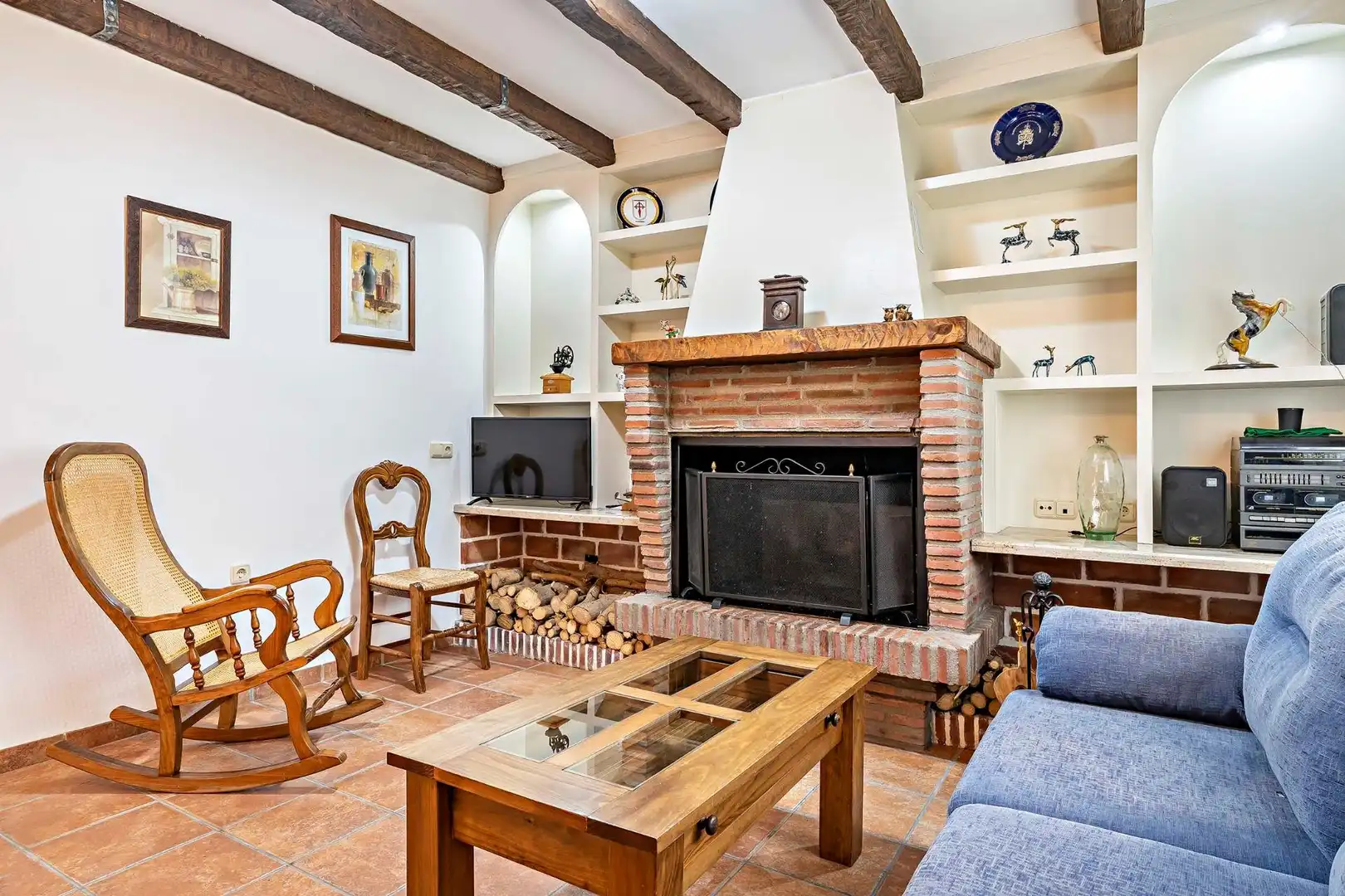 Sala d'estar de Àtic en venda en Velefique amb Aire condicionat, Calefacció i Jardí privat