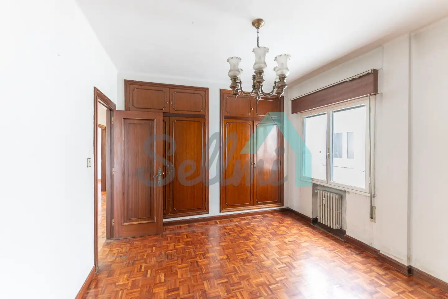 Bedroom of Flat for sale in Gijón   with Heating, Parquet flooring and Terrace