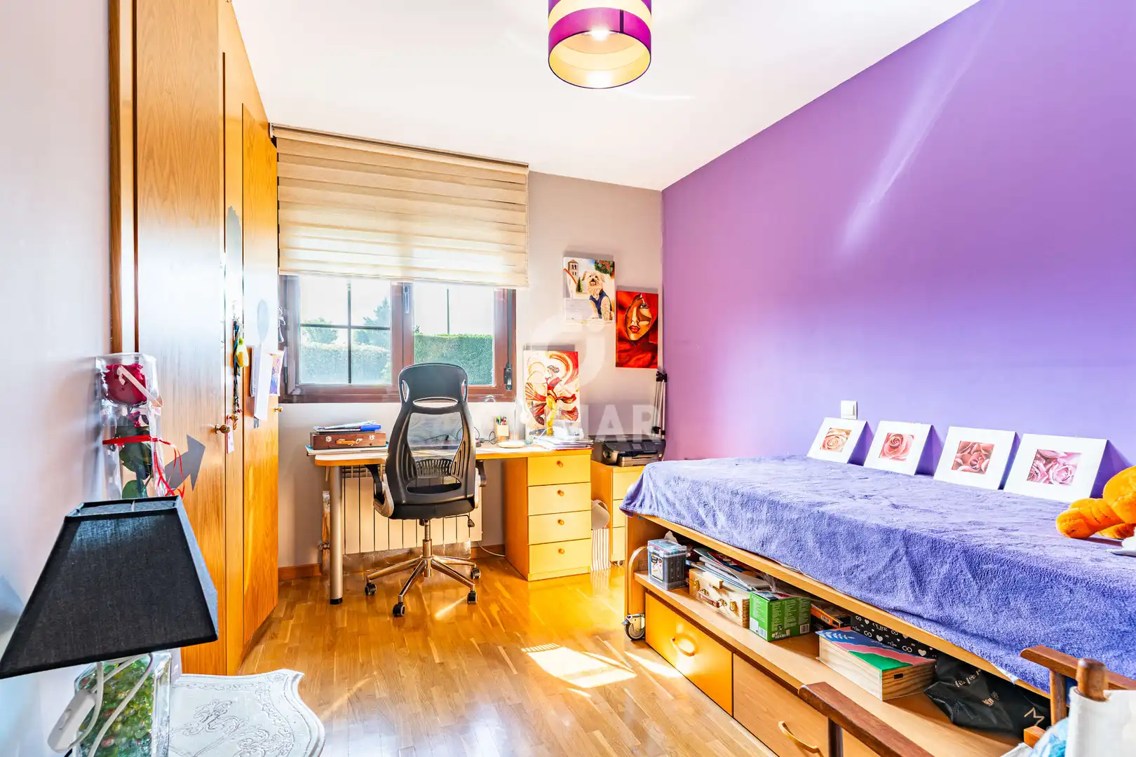 Schlafzimmer von Einfamilien-Reihenhaus zum Verkauf in Arroyomolinos (Madrid) mit Heizung, Privatgarten und Schwimmbad