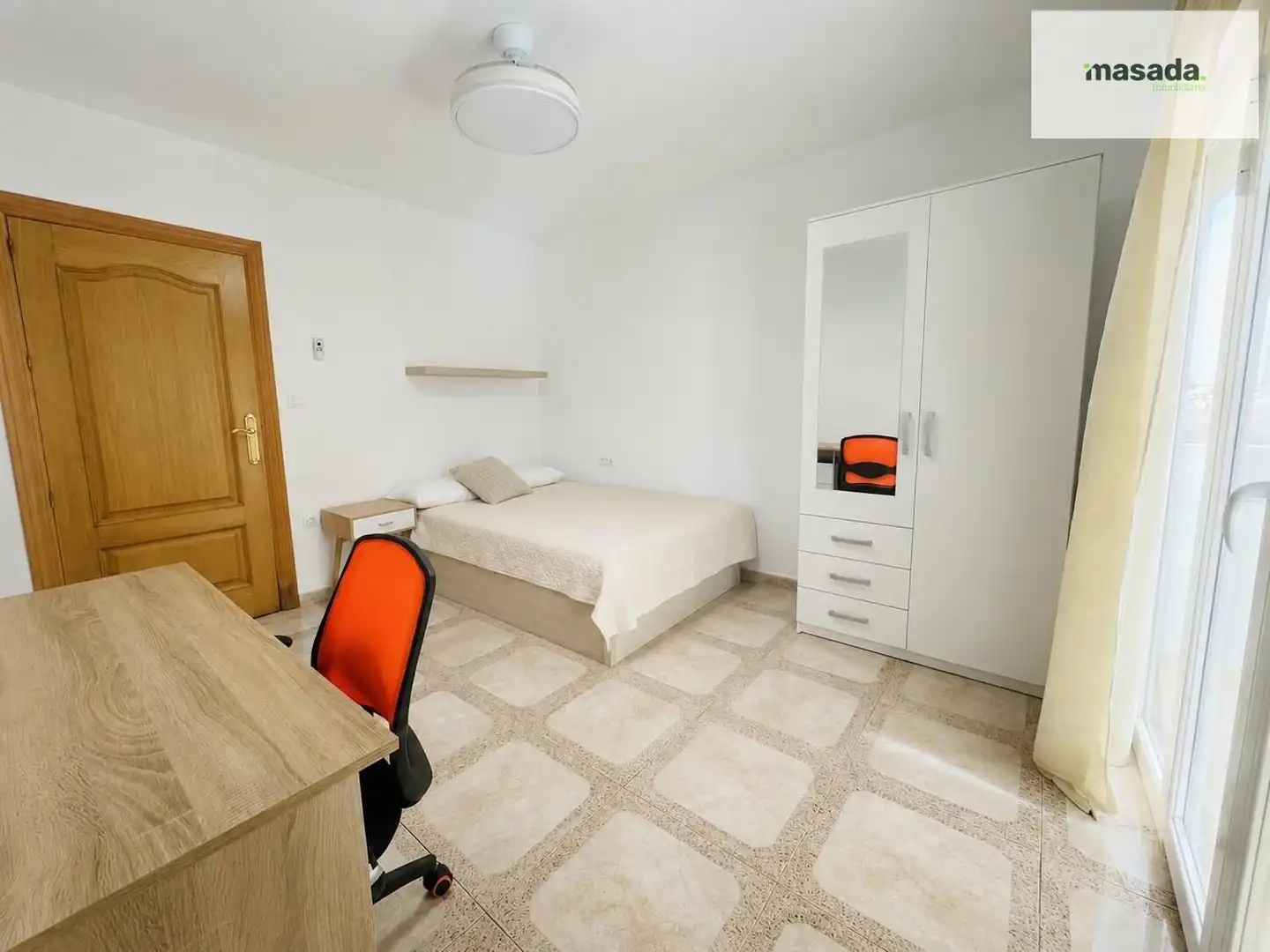 Bedroom of Flat for rent in Granada  with Furnished and Balcony