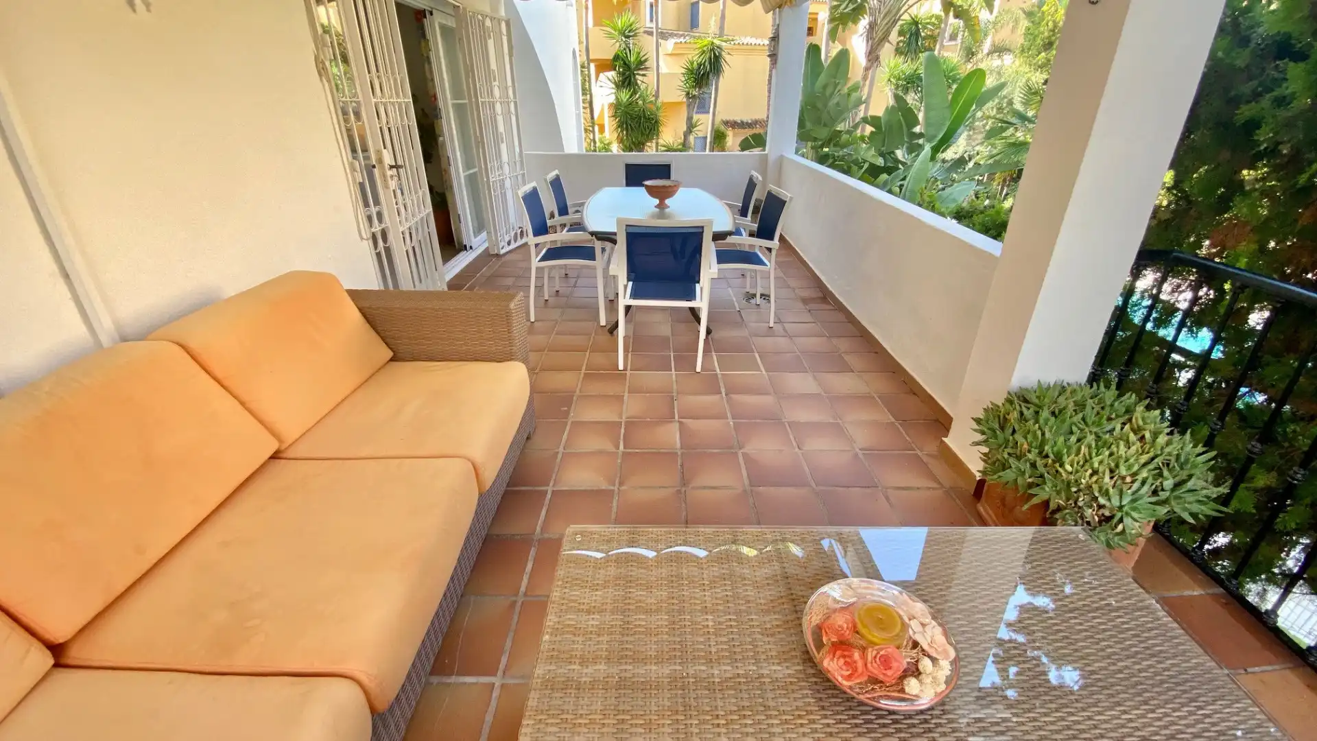 Terrassa de Apartament en venda en Marbella amb Aire condicionat, Terrassa i Piscina