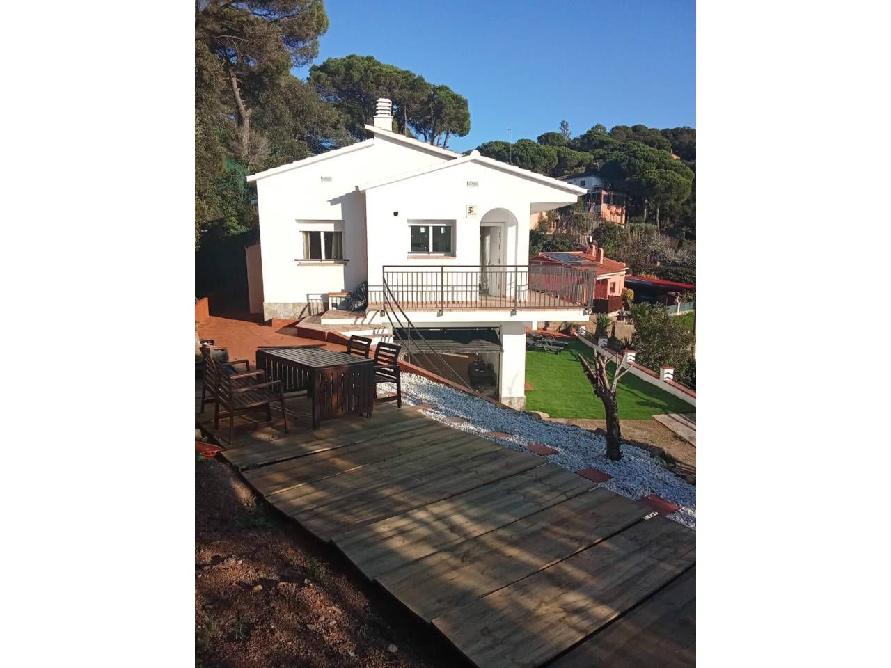 Jardí de Casa o xalet en venda en Vidreres amb Jardí privat, Parquet i Terrassa