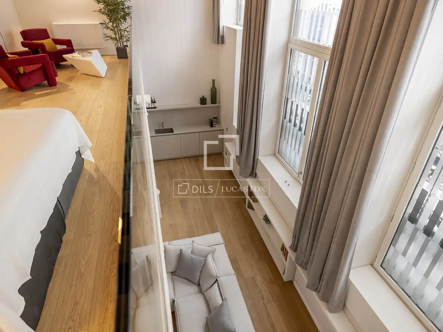 Terraza de Loft de alquiler en Barcelona con Aire acondicionado, Calefacción y Parquet