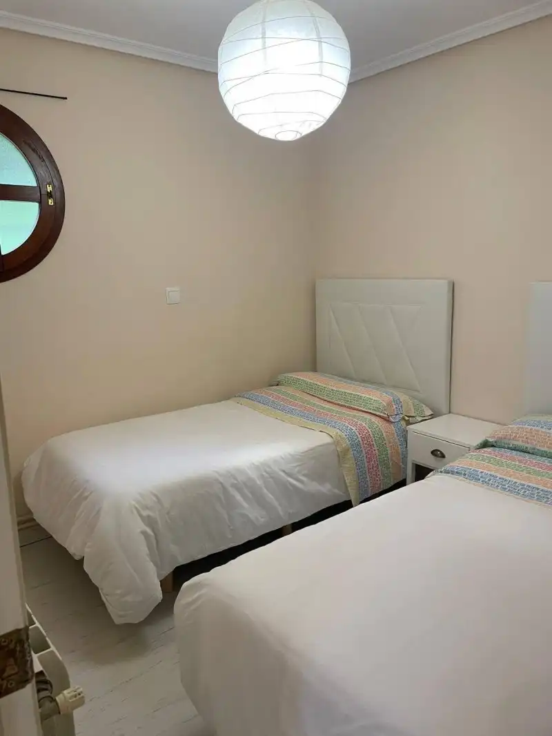 Bedroom of Apartments for sale in Comillas (Cantabria)  with Heating, Private garden and Parquet flooring