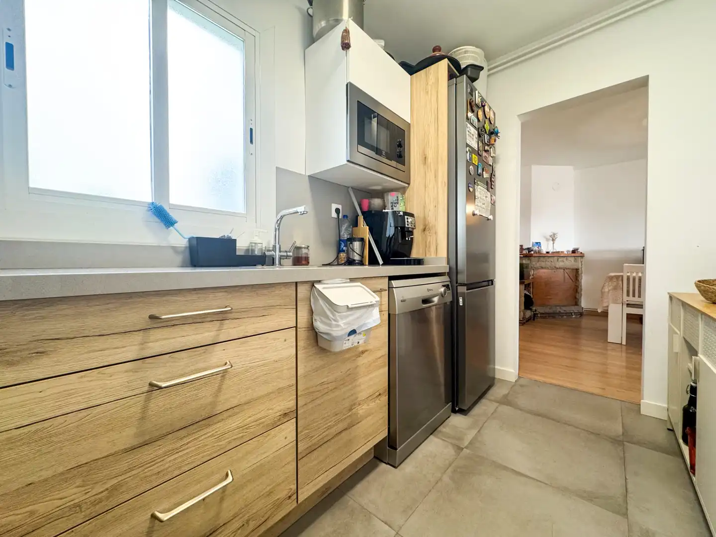 Kitchen of Flat for sale in Sentmenat  with Air Conditioner, Heating and Parquet flooring