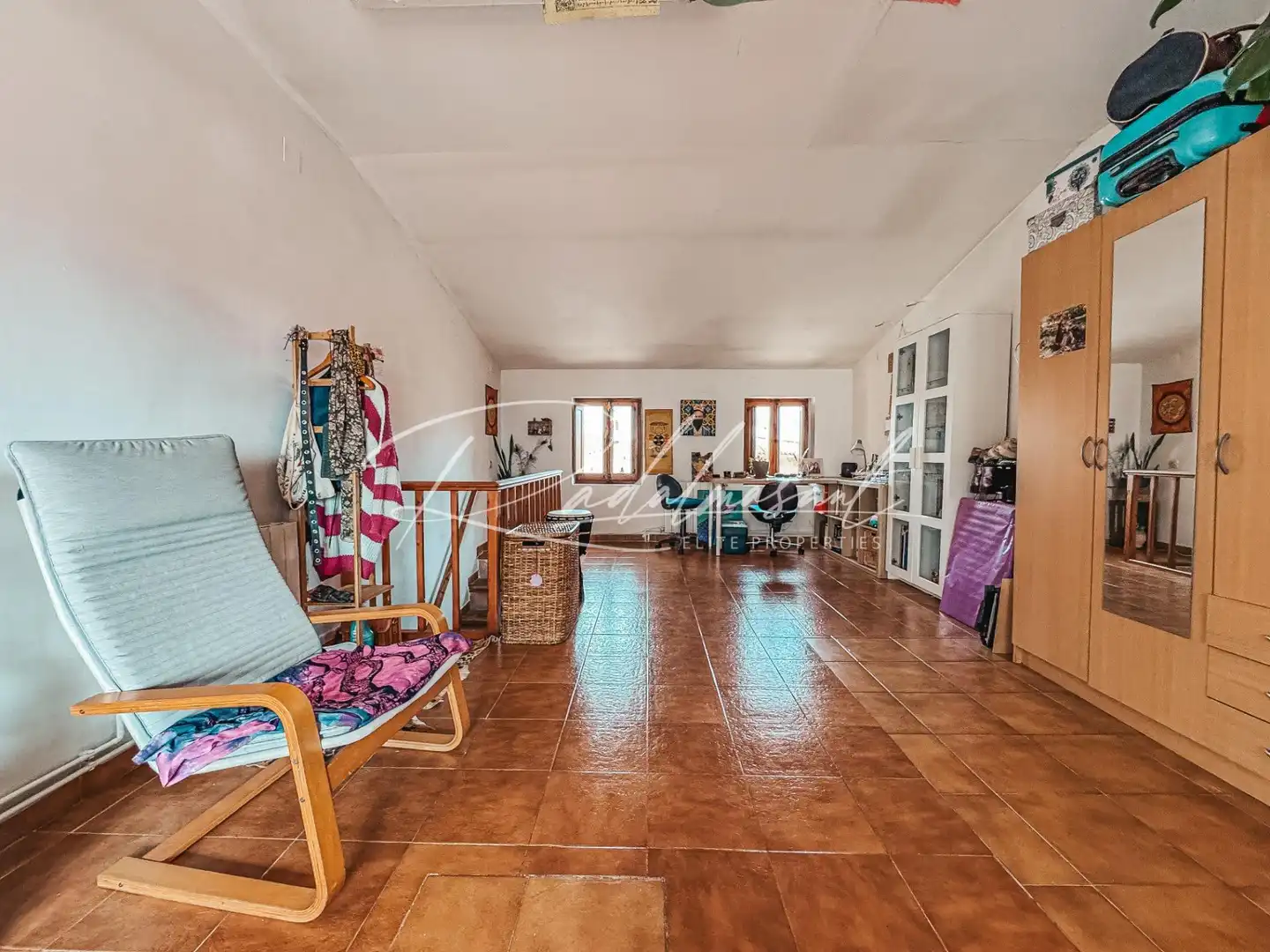 Sala d'estar de Casa o xalet en venda en El Pla de Santa Maria amb Calefacció i Terrassa