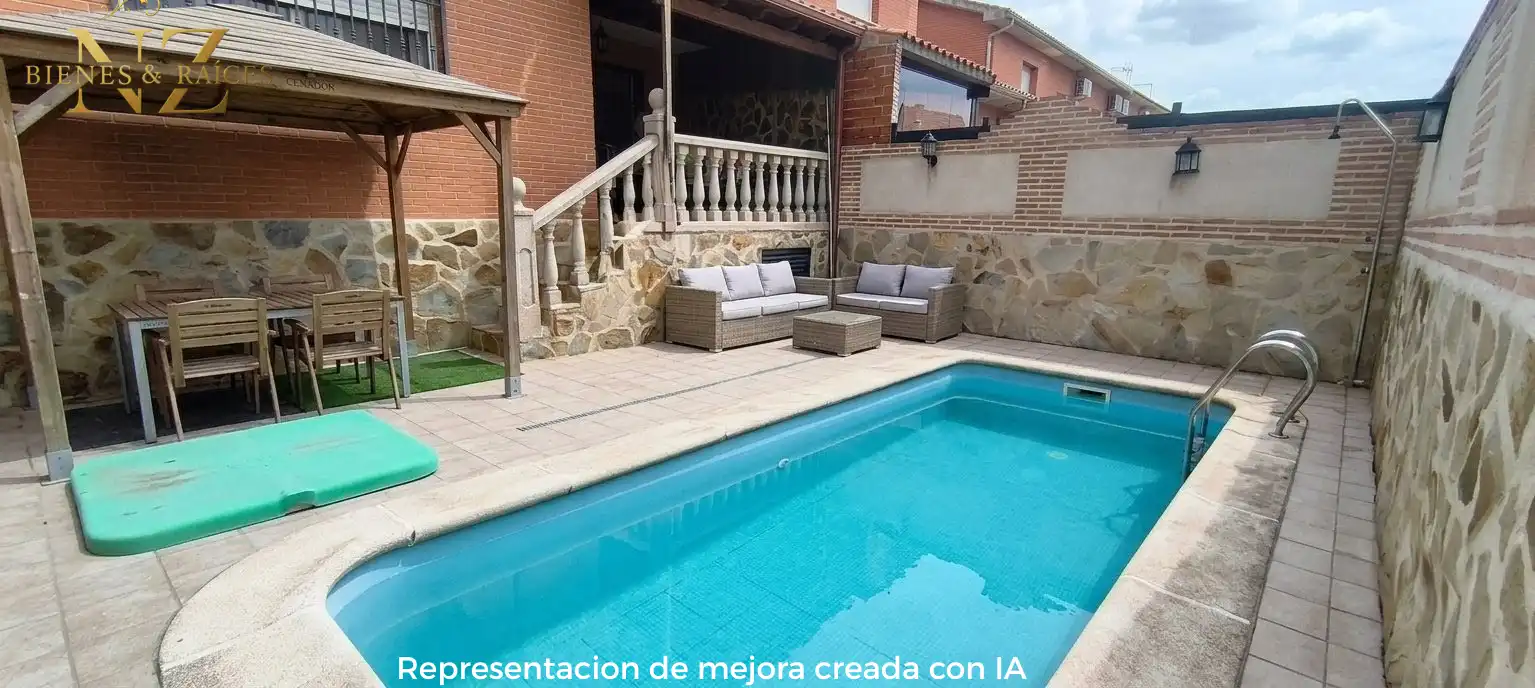 Piscina de Casa o xalet en venda en Yuncos amb Aire condicionat, Calefacció i Jardí privat