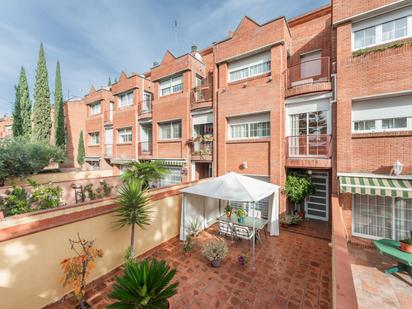 Garden of Single-family semi-detached for sale in Sabadell  with Heating, Terrace and Furnished