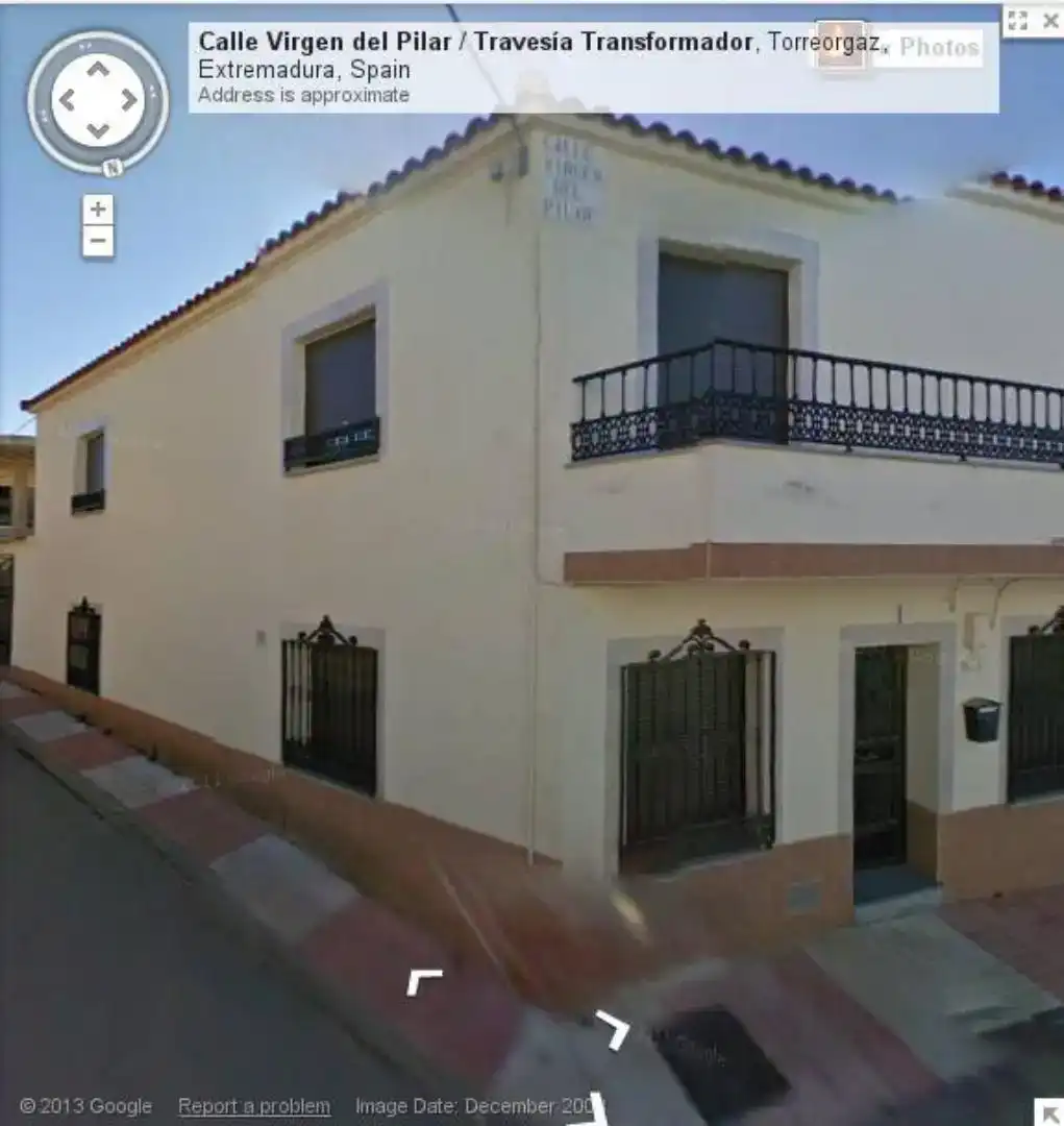 Vista exterior de Casa adosada en venda en Torreorgaz