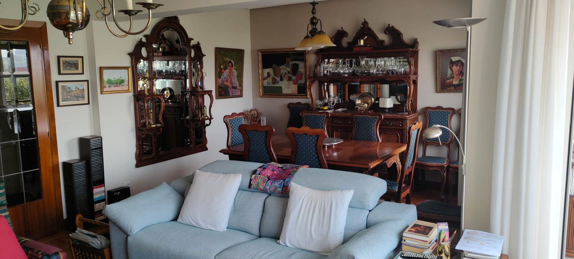 Living room of Flat for sale in Getxo   with Heating, Terrace and Storage room