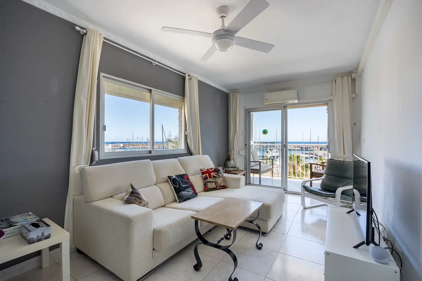 Wohnzimmer von Wohnungen zum Verkauf in Villajoyosa / La Vila Joiosa mit Möbliert