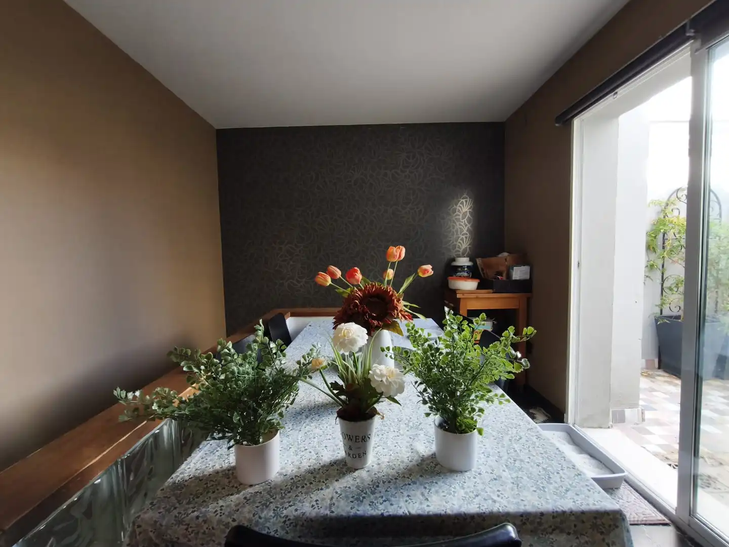 Dining room of Houses for sale in Gines  with Air Conditioner, Private garden and Terrace